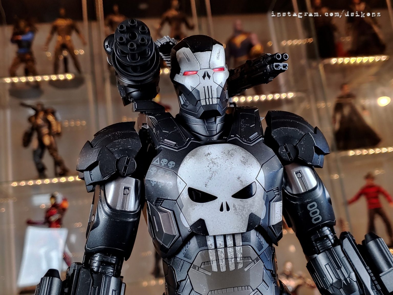 punisher in war machine armor